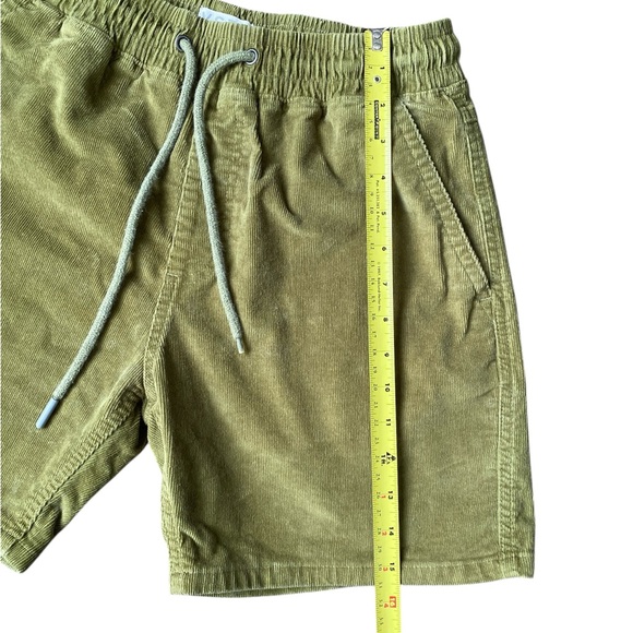 VSTR Olive Green Men's Corduroy Shorts Size M - Picture 3 of 5